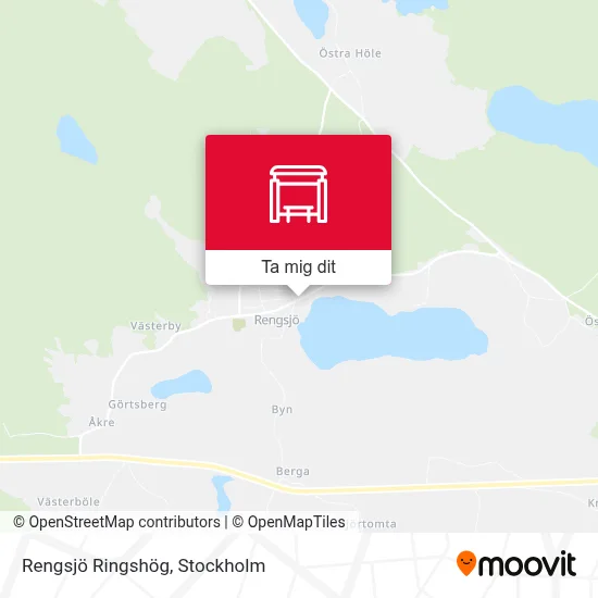 Rengsjö Ringshög karta