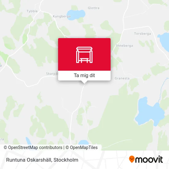 Runtuna Oskarshäll karta