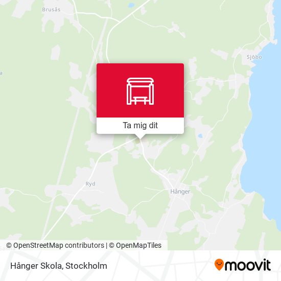 Hånger Skola karta