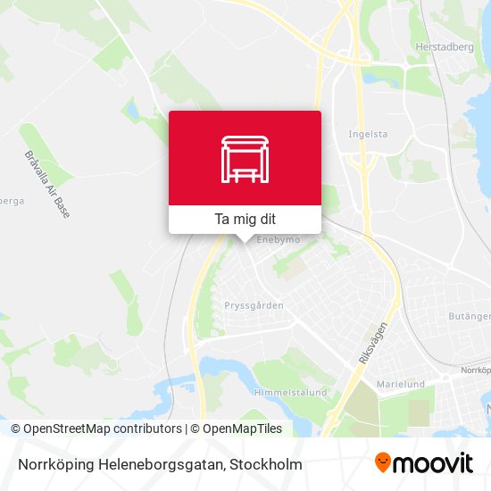 Norrköping Heleneborgsgatan karta