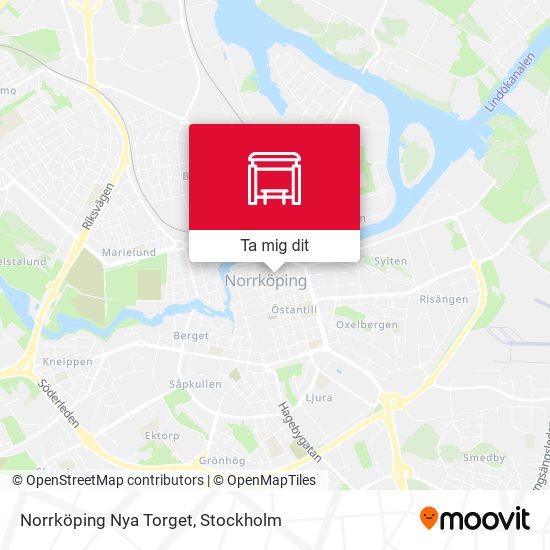 Norrköping Nya Torget karta