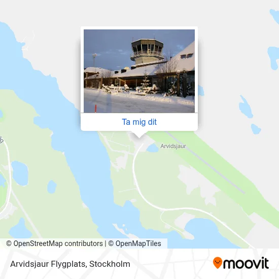 Arvidsjaur Flygplats karta