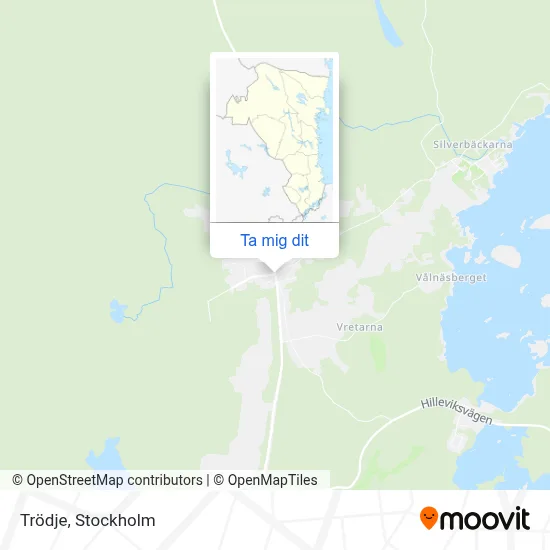 Trödje karta