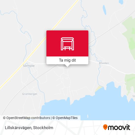 Lillskärsvägen karta