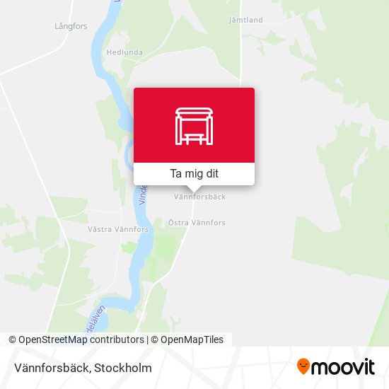 Vännforsbäck karta