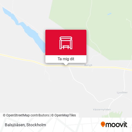 Balsjöåsen karta