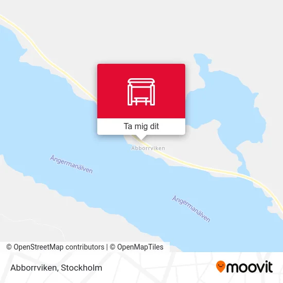 Abborrviken karta
