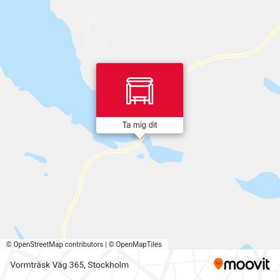 Vormträsk Väg 365 karta