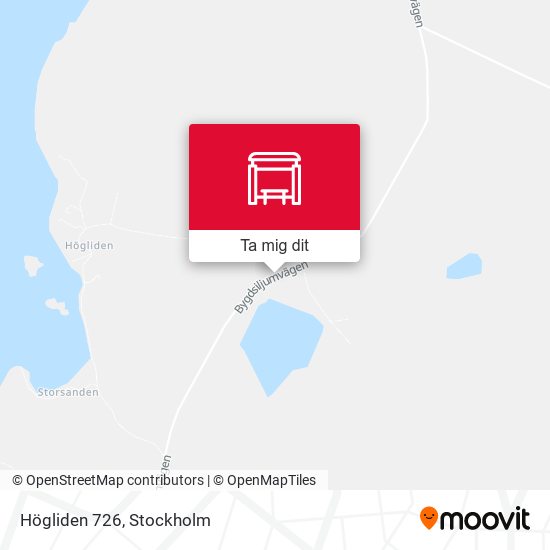 Högliden 726 karta