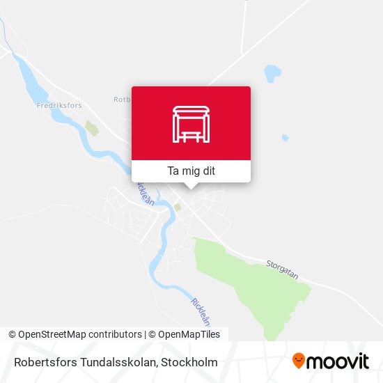 Robertsfors Tundalsskolan karta