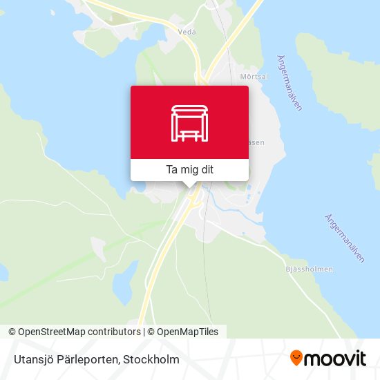 Utansjö Pärleporten karta
