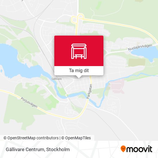 Gällivare Centrum karta