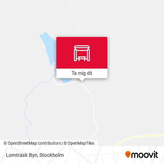 Lomträsk Byn karta