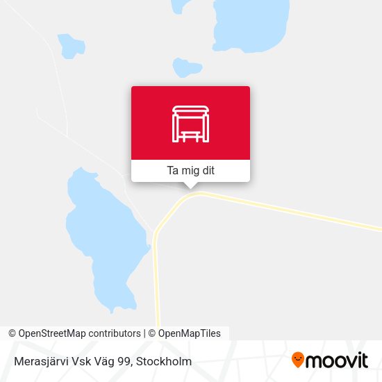 Merasjärvi Vsk Väg 99 karta