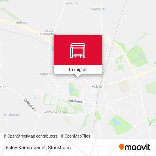 Eslöv Karlsrobadet karta