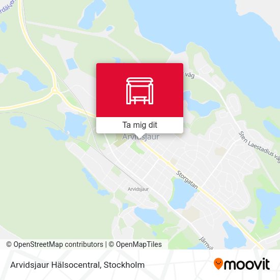 Arvidsjaur Hälsocentral karta