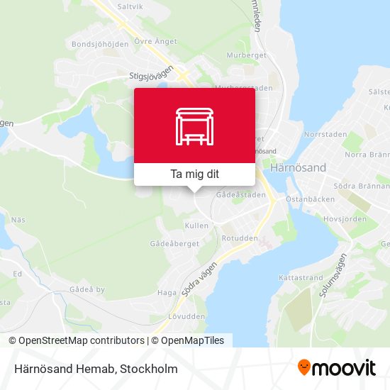 Härnösand Hemab karta