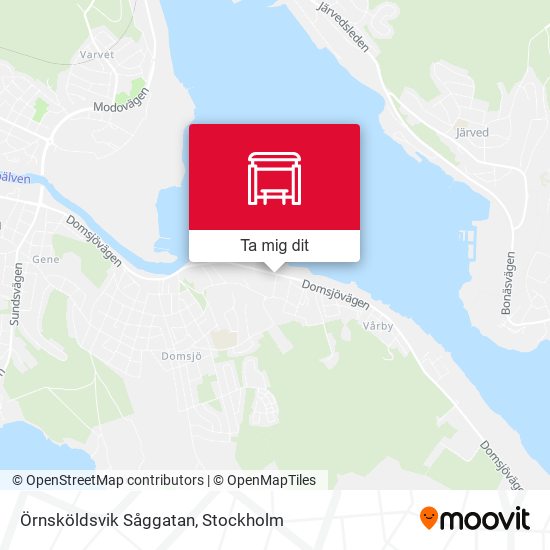 Örnsköldsvik Såggatan karta