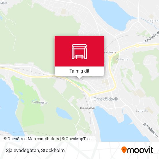 Själevadsgatan karta