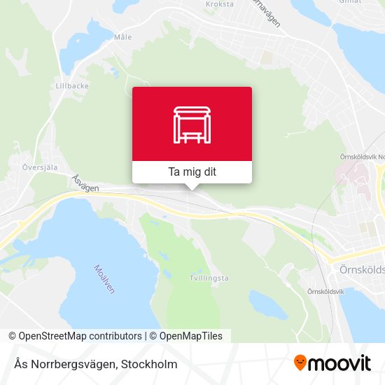 Ås Norrbergsvägen karta