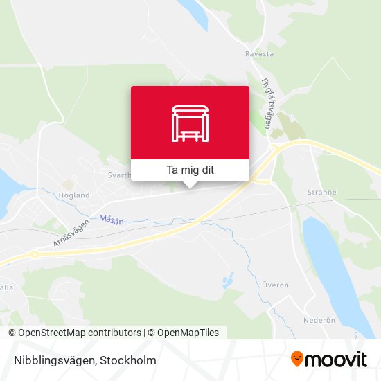 Nibblingsvägen karta