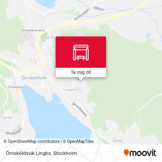 Örnsköldsvik Lingbo karta