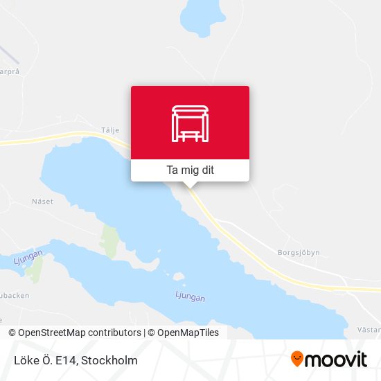 Löke Ö. E14 karta