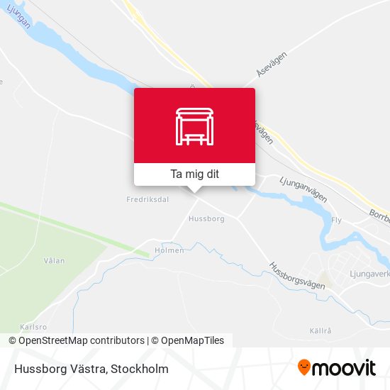Hussborg Västra karta