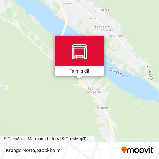 Krånge Norra karta