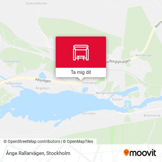 Ånge Rallarvägen karta