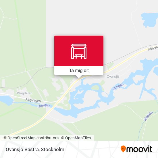 Ovansjö Västra karta