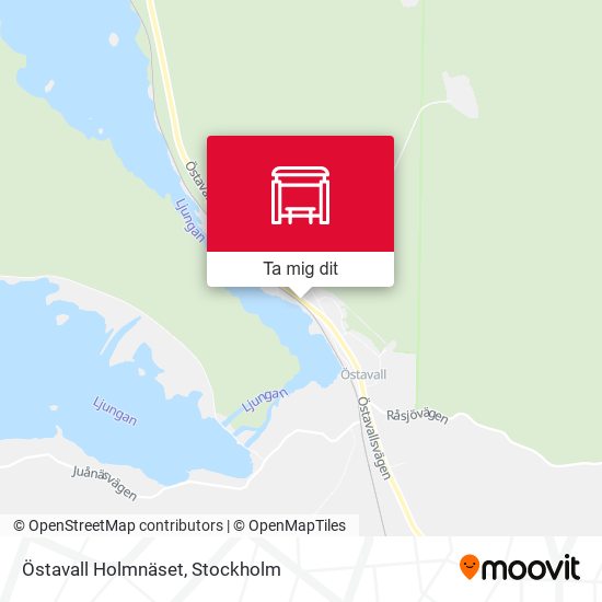 Östavall Holmnäset karta