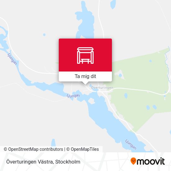 Överturingen Västra karta