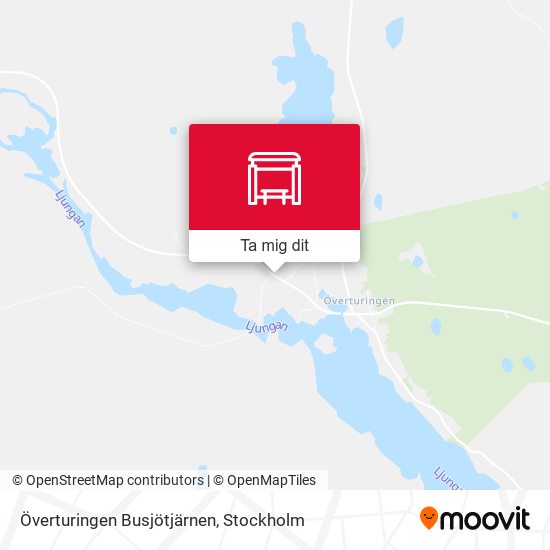 Överturingen Busjötjärnen karta