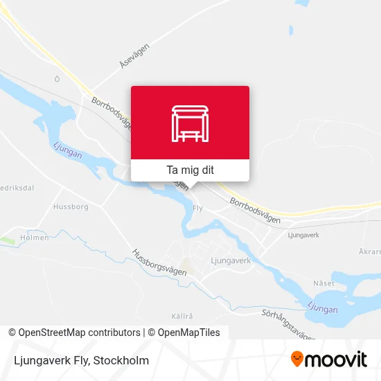 Ljungaverk Fly karta