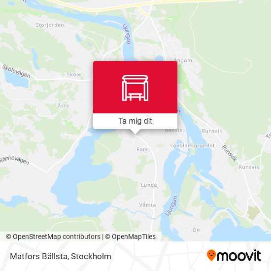 Matfors Bällsta karta