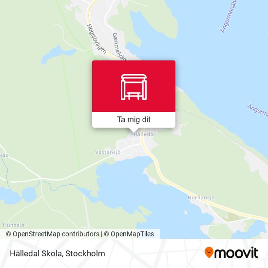 Hälledal Skola karta