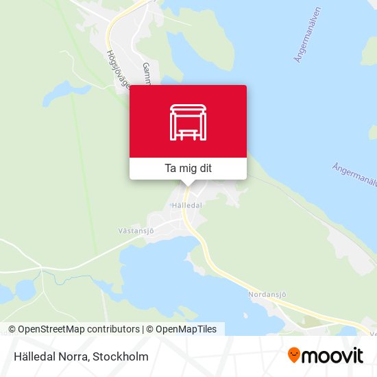 Hälledal Norra karta