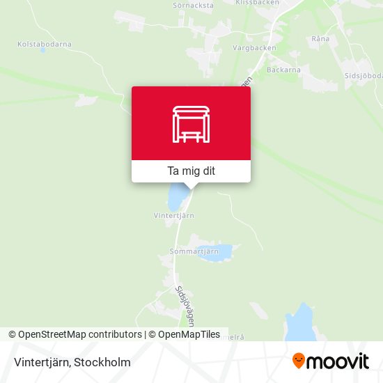 Vintertjärn karta