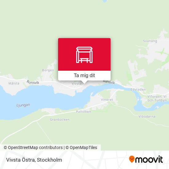 Vivsta Östra karta