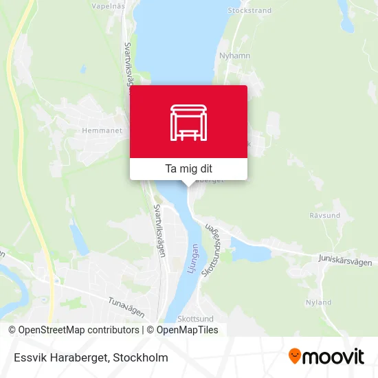 Essvik Haraberget karta