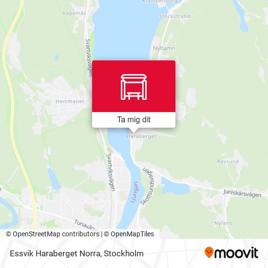 Essvik Haraberget Norra karta