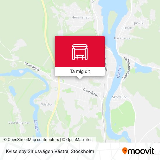Kvissleby Siriusvägen Västra karta