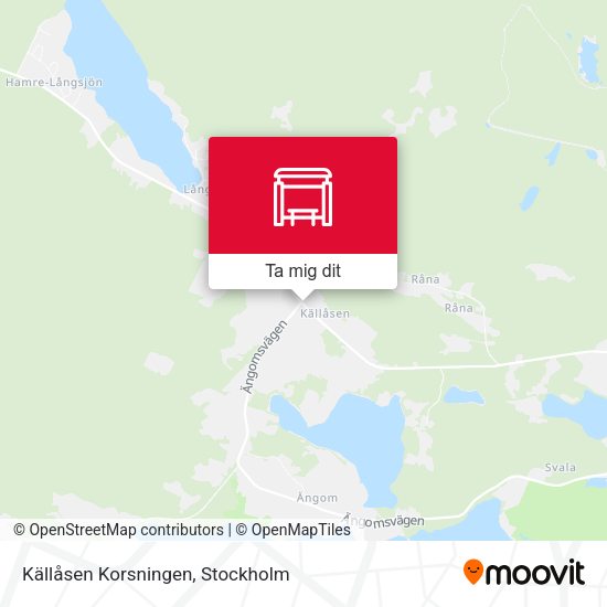 Källåsen Korsningen karta