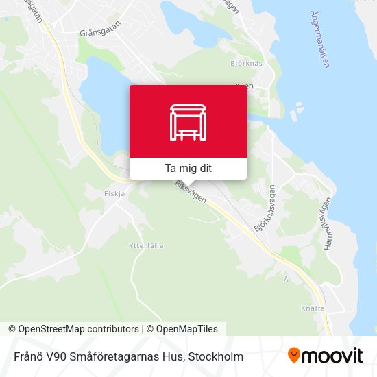 Frånö V90 Småföretagarnas Hus karta