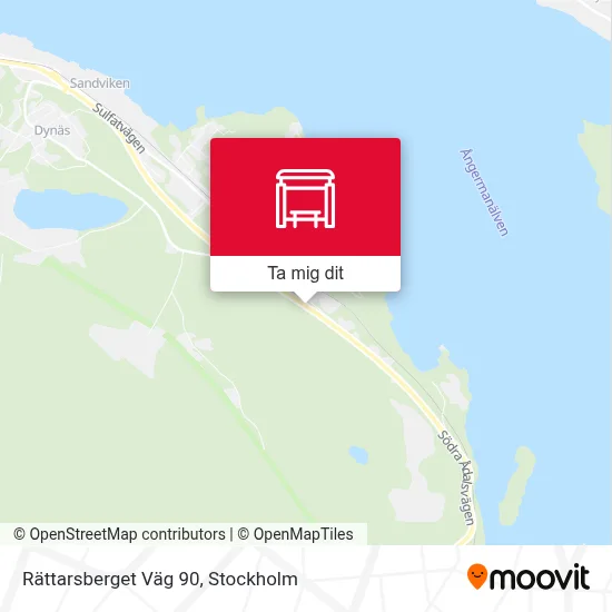Rättarsberget Väg 90 karta