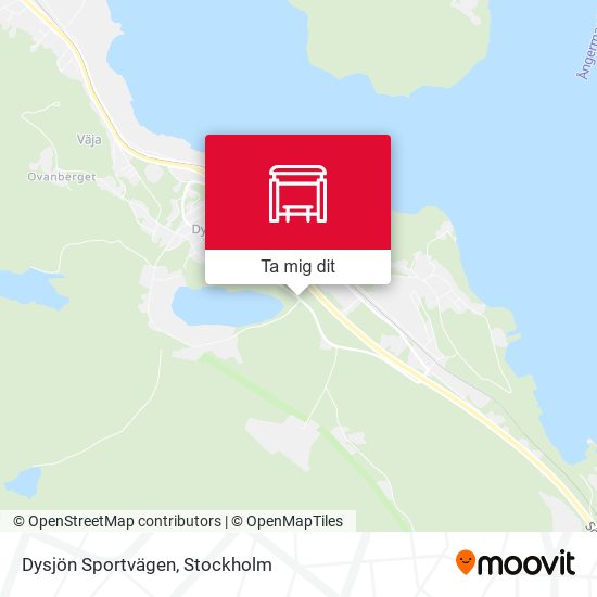 Dysjön Sportvägen karta