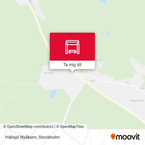 Hällsjö Nyåkern karta