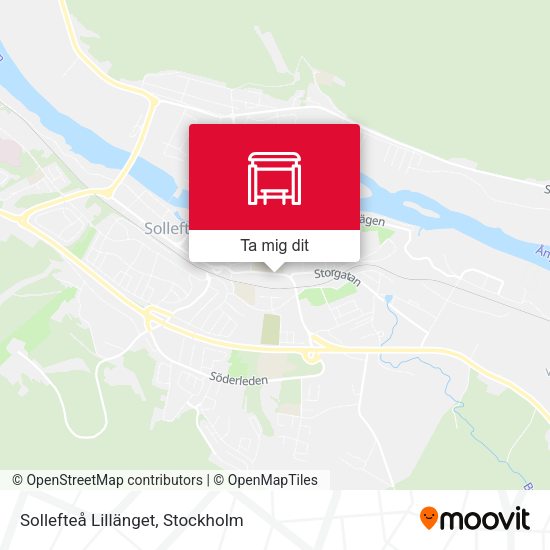 Sollefteå Lillänget karta