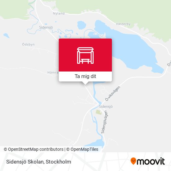 Sidensjö Skolan karta